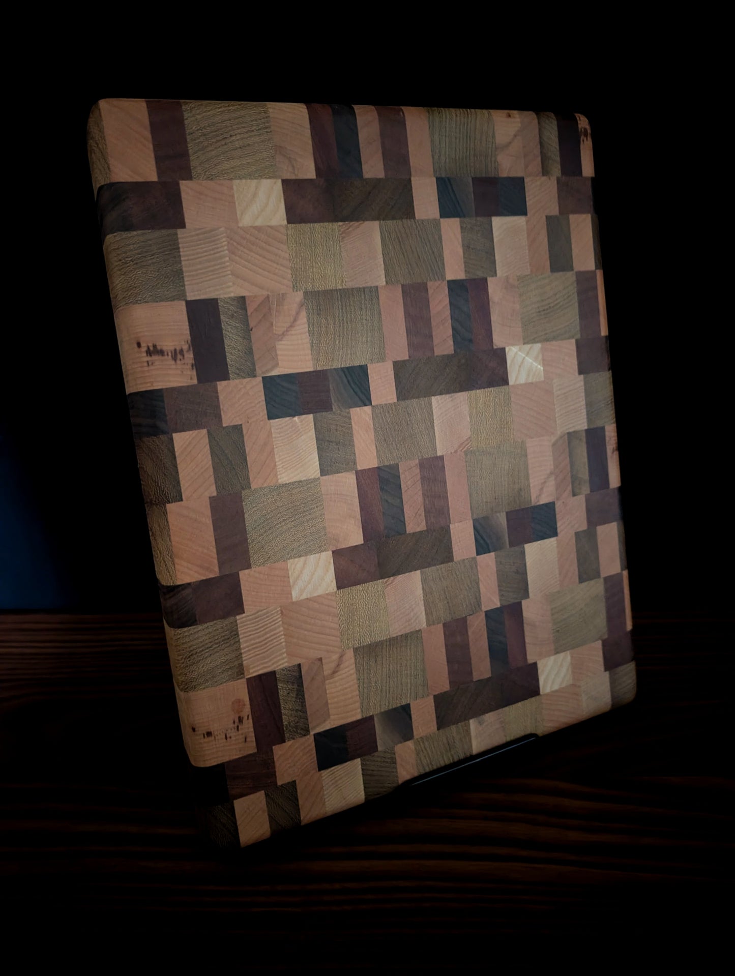 Mixed Hardwoods End Grain Cutting Board