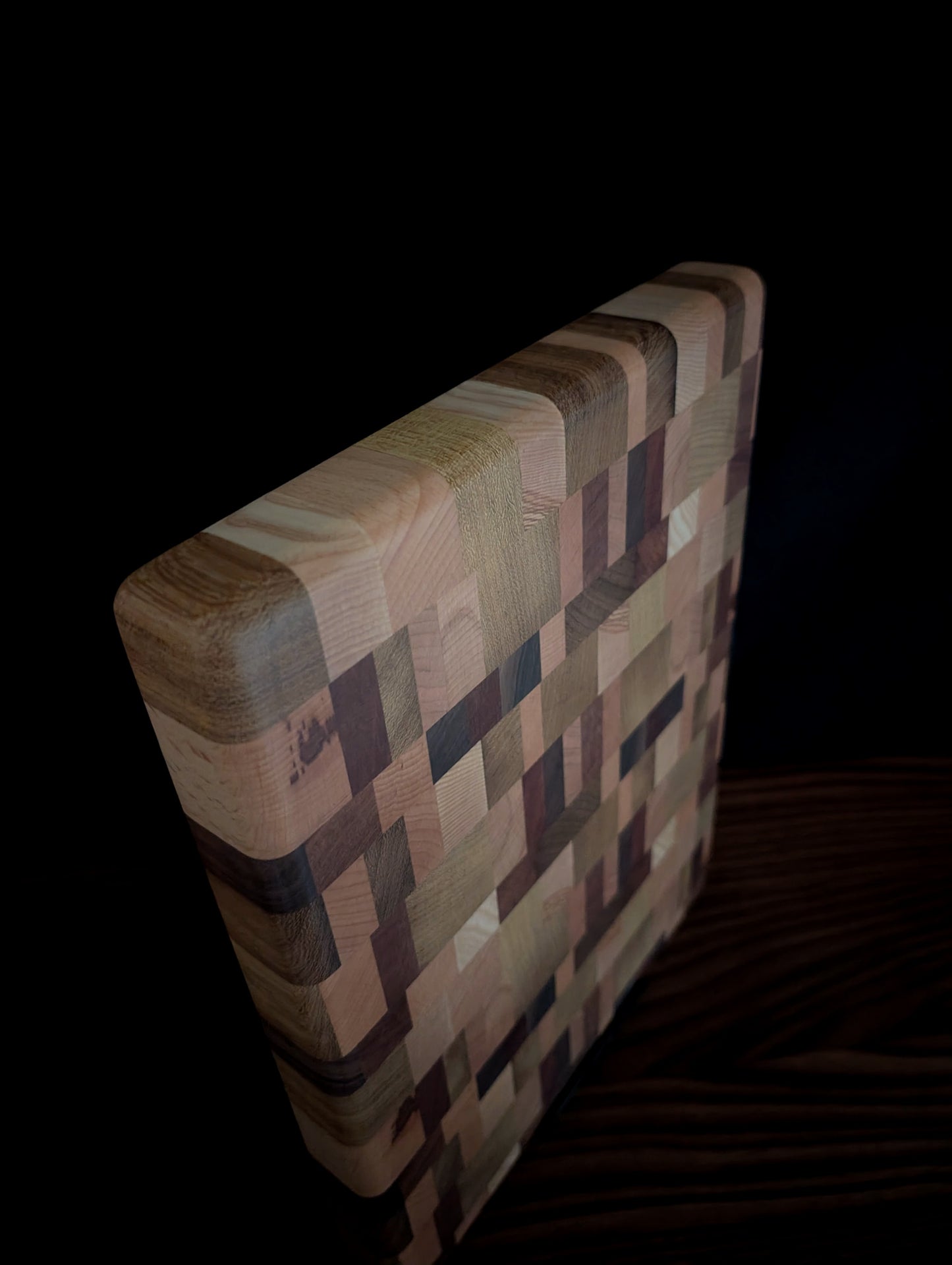 Mixed Hardwoods End Grain Cutting Board